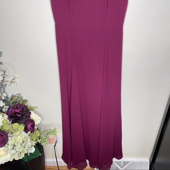 SHOW ME YOUR MUMU Jenn Maxi Dress Merlot {X35} - Picture 3 of 7